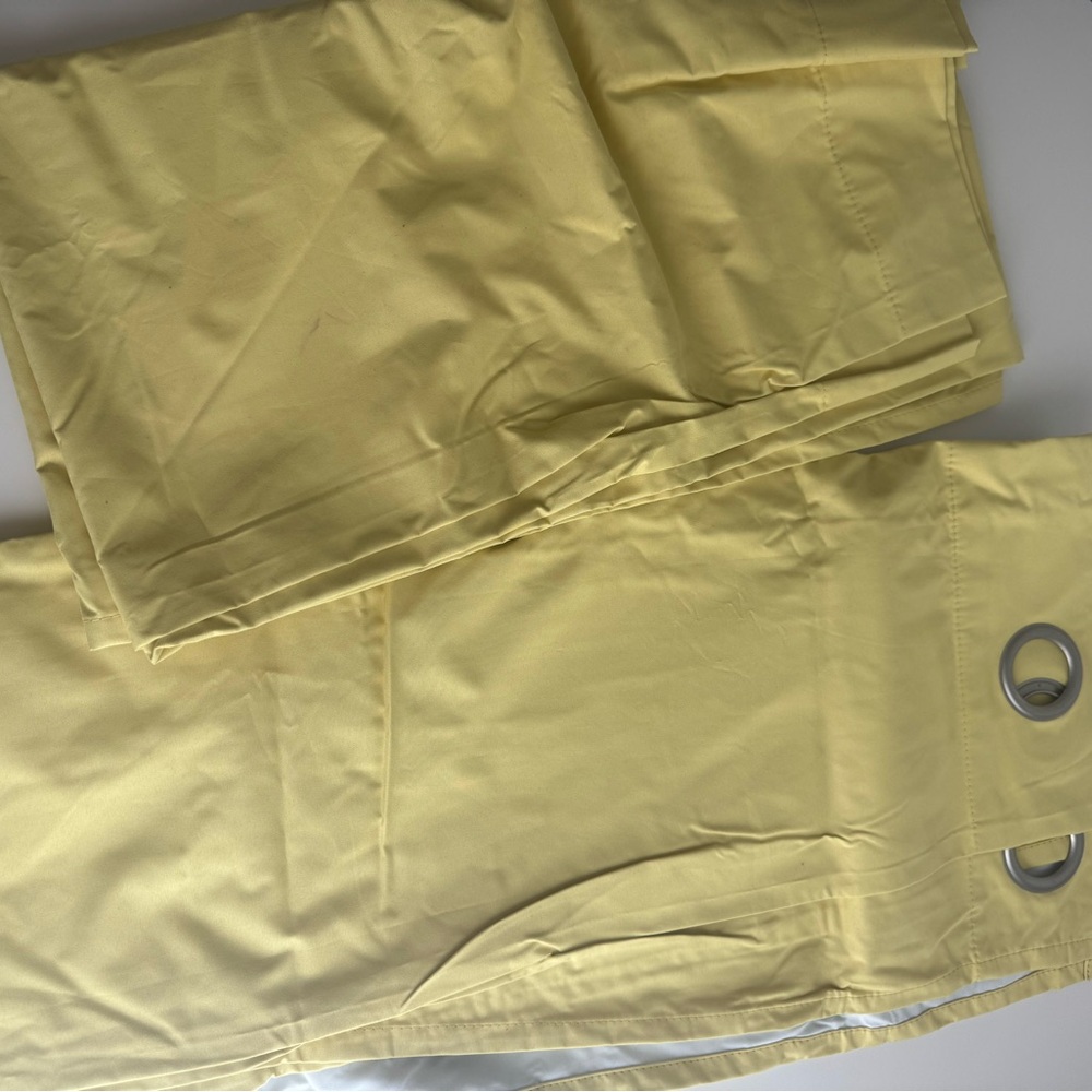 Yellow Grommet Curtains